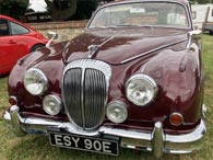 One Daimler feature is the furrowed front grille