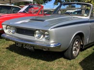 Headlamp and bonnet detail