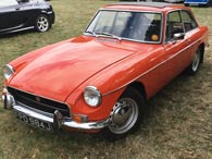 A fine looking car with MG Blaze Orange paint