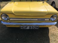 Hillman Imp front grille with Hillman badge