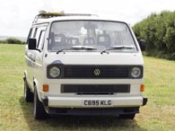 Volkswagen Transporter T3 1985, Pastel White